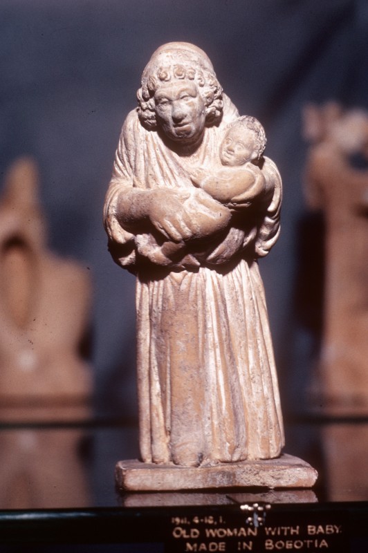 Alte Frau mit Kind, vielleicht aus Tanagra, ca. 300