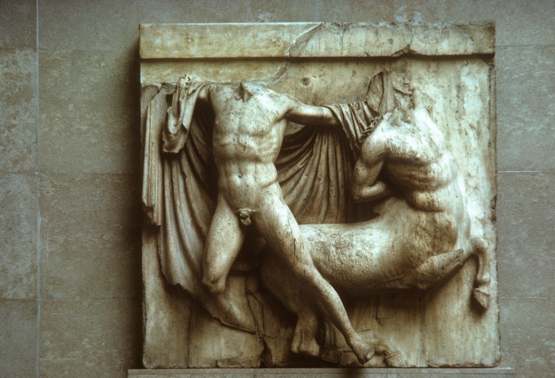 Lapith und fliehender Kentaur, XXVI