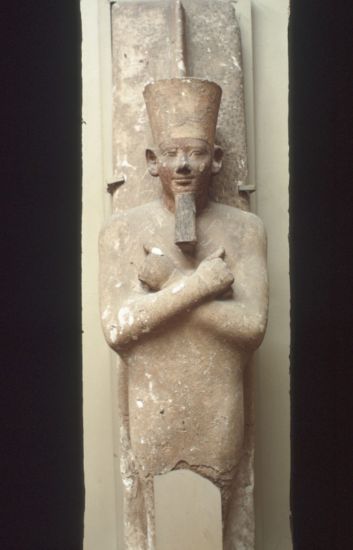 Sesostris als Osiris, jedoch mit unterägyptischer Krone
