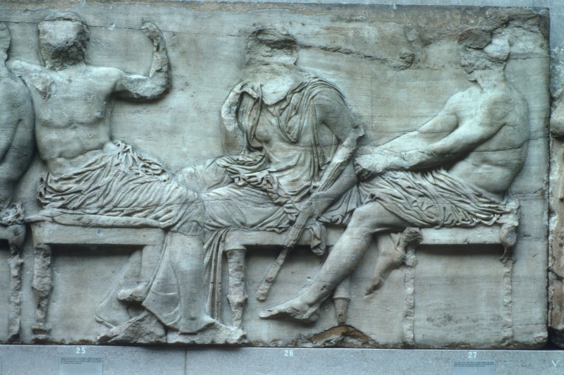 Dionysos, Demeter, Ares, Detail aus 55120, IV, 25-27